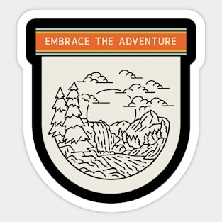 Embrace the Adventure Sticker